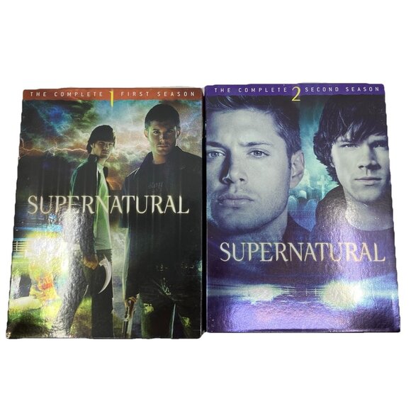Supernatural DVD Lot Seasons 1 & 2 Bundle Lot of 2 - Picture 1 of 7